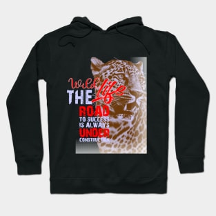 Stylish T Shirt Photographic Tiger Face Hoodie